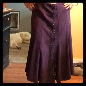 Purple skirt